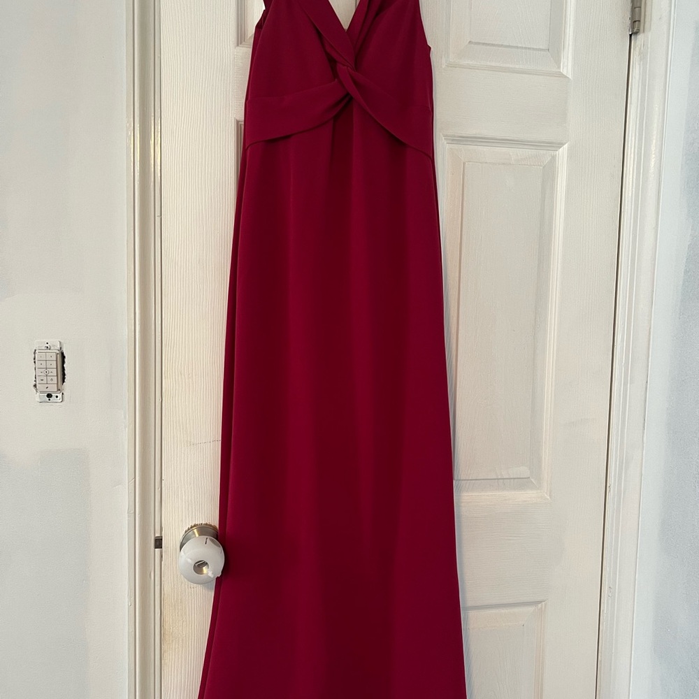 Nookie burgundy gown (size: medium)